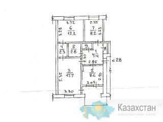 Продам  3х комнатную Шаляпина-Яссауи улучшенную $95000 США Алматы