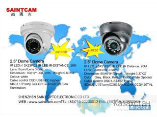 Супер цены камер 1/3"sony COLOR CCD/420TVL/Low Illumination US＄18.5 Шэньчжэнь
