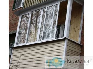 Утепление и декорация балконов :тел-385-62-03 Алматы и пригород.