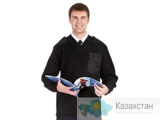 Джемпер мужской форменный с накладками Алматы, пр.Райымбека 212В уг.ул.Розыбакиева