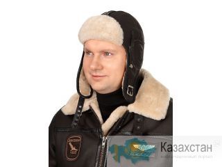Шлем кожаный меховой «Джон Дуглас» Алматы, пр.Райымбека 212В уг.ул.Розыбакиева