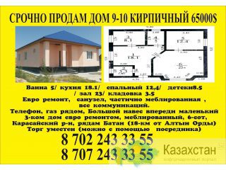 4 ком Алматински обл   Поселок ботан