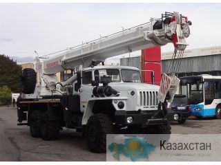 Продам автомобильный кран КС-55732 на шасси УРАЛ-4320 с длиной стрелы 32,7 метра 2013г.в. Алматы