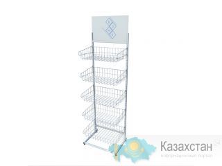 Производство и оптовая продажа торговых стоек из проволоки Актобе и область