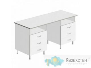 Стол для кабинета врача 2-х тумбовый СКВ-4 "НИКИ-ЛАБ" Пенза, ул. Богданова, 22