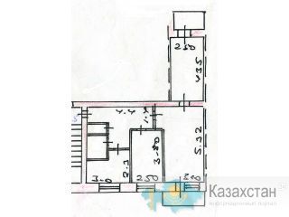 Трёхкомнатная квартира караганда