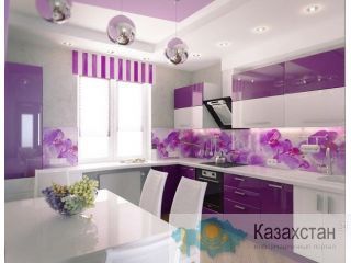Фартуки для кухни в Алматы. Скинали в Алматы. Стеклянные фартуки в Алматы Алматы