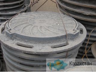 Люк чугунный, тип-Л, круглый, ВК Алматы и Алматинская область
