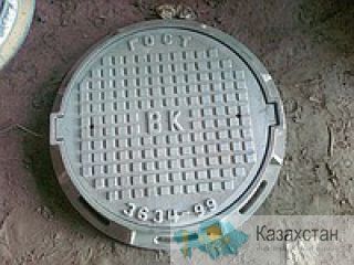 Люк чугунный, тип-С, круглый, ВК, ГТС, ТС Алматы и Алматинская область