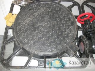 Люк из высокопрочного чугуна D400, квадратный, ВК Алматы и Алматинская область