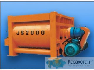 Бетоносмеситель JS2000 Объем готового замеса 2000литров, Китай Чжэнчжоу