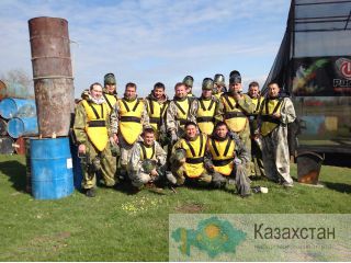 День рождение в Пейнтбольном клубе Скорпион Алматы