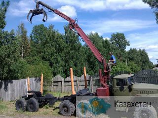 Лесовоз  на базе  Урал 43202 с г/манипулятором Atlas Другой город