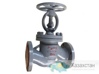 Клапаны (вентили) запорные фланцевые стальные J41H-40 (РУ-40) Алматы