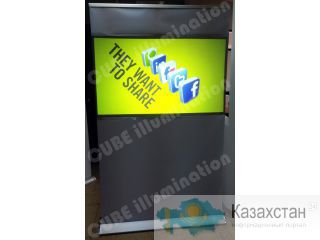 Проекционный Ролл ап стенд (Roll Up) 120х200см Алматы и Алматинская область