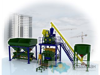 Скиповый бетонный завод-автомат 7куб. м/час Другое месторасположение