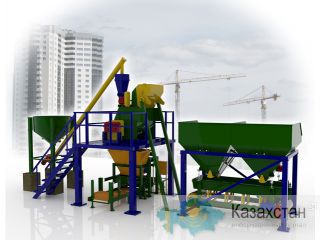 Бетонно-растворная установка (скип/10) Астана