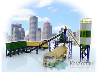 Конвейерный бетонный завод-автомат 72 куб. м/час Другое месторасположение