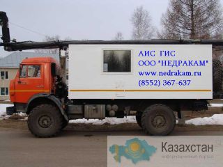 Мобильная лаборатория исследования скважин на шасси Камаз 4310 Алматы и Алматинская область