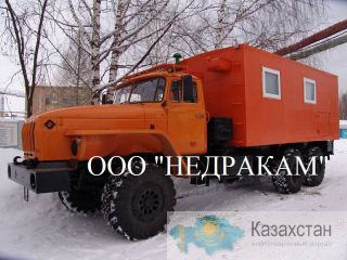 Передвижные станции автолаборатории СГИ для гидродинамических исследований и ремонта скважин на шасси Урал 4320 Алматы и Алматинская область