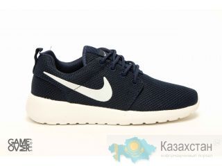 Nike Roshe Run Navy Blue/White Sole/White Icon Алматы