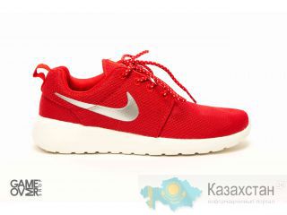 Nike Roshe Run Red/Silver Icon/White Sole Алматы