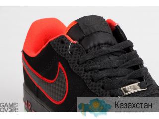 Nike Air Force 1 black/red/green sole Алматы
