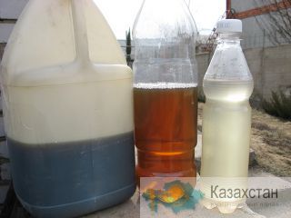 Осветление темного топлива, газового конденсата Алмата
