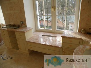 Подоконники из камня Алматы и Алматинская область