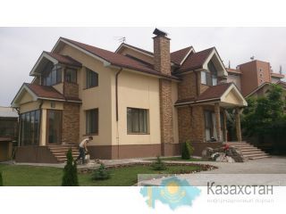 Дизайн фасада из камня. Алматы и Алматинская область