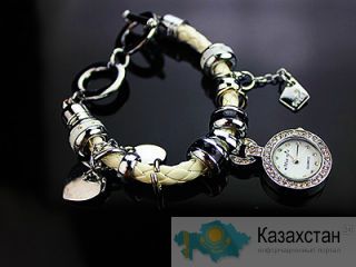 Часы-браслет Pandora + серьги Dior в подарок Алматы