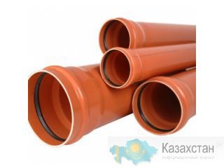 Труба и фитинги НПВХ для наружной канализации DN 110-500 Новосибирск