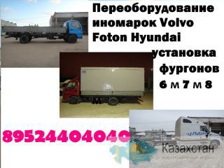 Бортовые платформы Man Hyundai Isuzu  еврокузова купить  фургон на Volvo Tata Iveko Toyota Жезгазган
