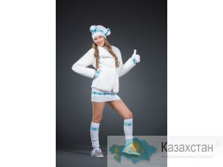 Франческа Кролик 65 см вор. асимметрия арт № 1400-501 р. 42-46, шуба из кроликаM-128 Алматы