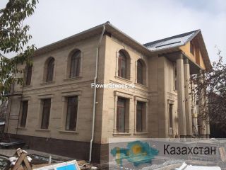 Облицовка Фасадов натуральным камнем Алматы