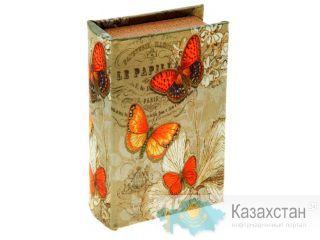 Сейф-книга шёлк Бабочки росянки 46117 Алматы и Алматинская область