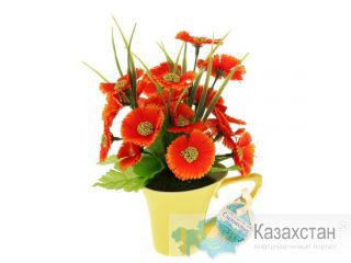Декоративный букет в горшке С нежностью маргаритки 46313 Алматы и Алматинская область
