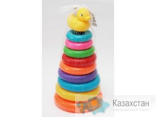 Пирамидка большая на верху уточка пластик 34066 Алматы и Алматинская область