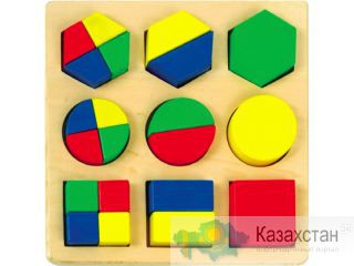 Развивающие игрушки дольки пазл для занятий с ребенком 46135 Алматы и Алматинская область