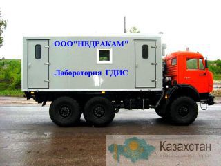 Мобильная лаборатория исследования скважин на шасси Камаз Россия