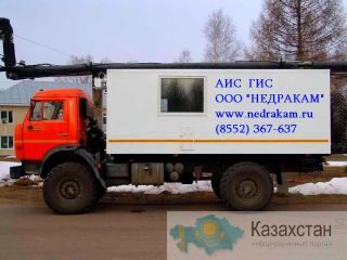 Мобильная лаборатория исследования скважин на шасси Камаз 4310 Россия