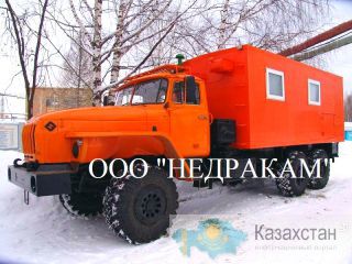 Подъемник исследования нефтяных скважин на шасси Урал 4320 Россия