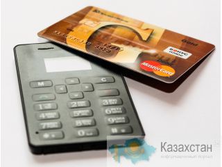 Ультратонкий 4.5мм мобильный телефон-кредитка Aiek M5 Астана