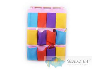 Органайзер настенный разноцветный 12 карманов 46235 Алматы и Алматинская область