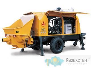 Станционарно-прицепной бетононасос SANY HBT 60C-1413DIII, пр-во Китай, новый, в наличии Алматы и Алматинская область