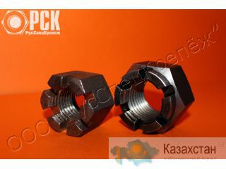Гайка ГОСТ 5918-73, ГОСТ 5919-73 (корончатая и прорезная) Алматы и Алматинская область