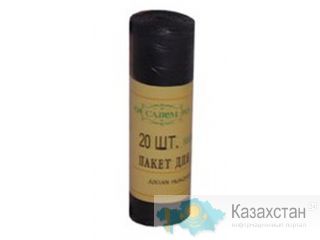 Пакеты для мусора в рулоне черные 46052 Алматы и Алматинская область