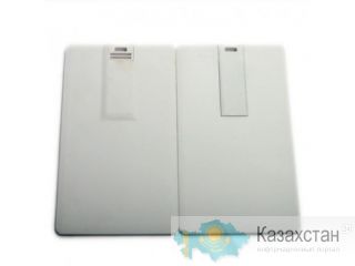 Продам USB флешки - пластиковые карты (визитки), 4GB (Белые) Алматы и Алматинская область