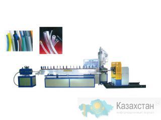 линия для производства армированных шлангов ПВХ стальной проволокой Qingdao, Jiaozhou