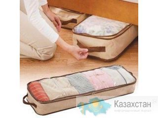 Органайзер для белья под кровать бежевый 46431 Алматы и Алматинская область